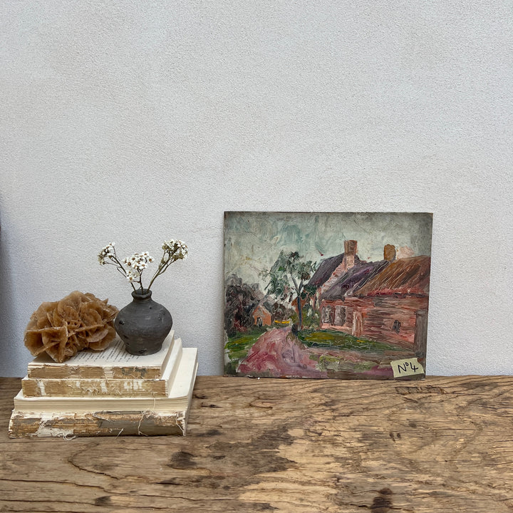 Vintage Oil on Art Board | No:4 d