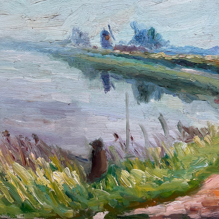 Vintage Oil on Art Board | No:6 b 