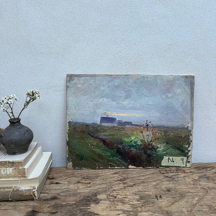 Vintage Oil on Art Board | No:9 a