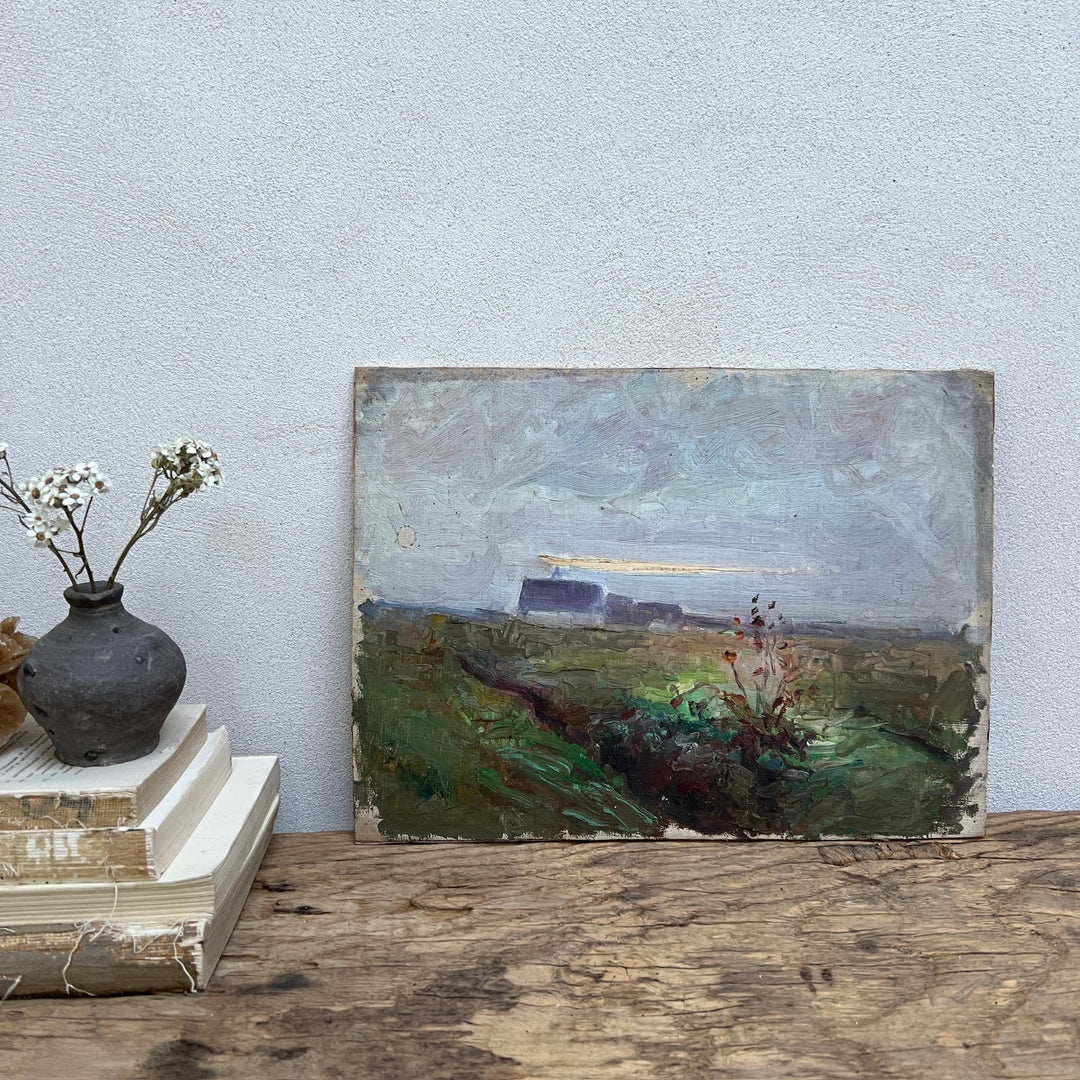 Vintage Oil on Art Board | No:9 d 