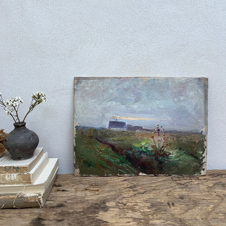 Vintage Oil on Art Board | No:9 d 