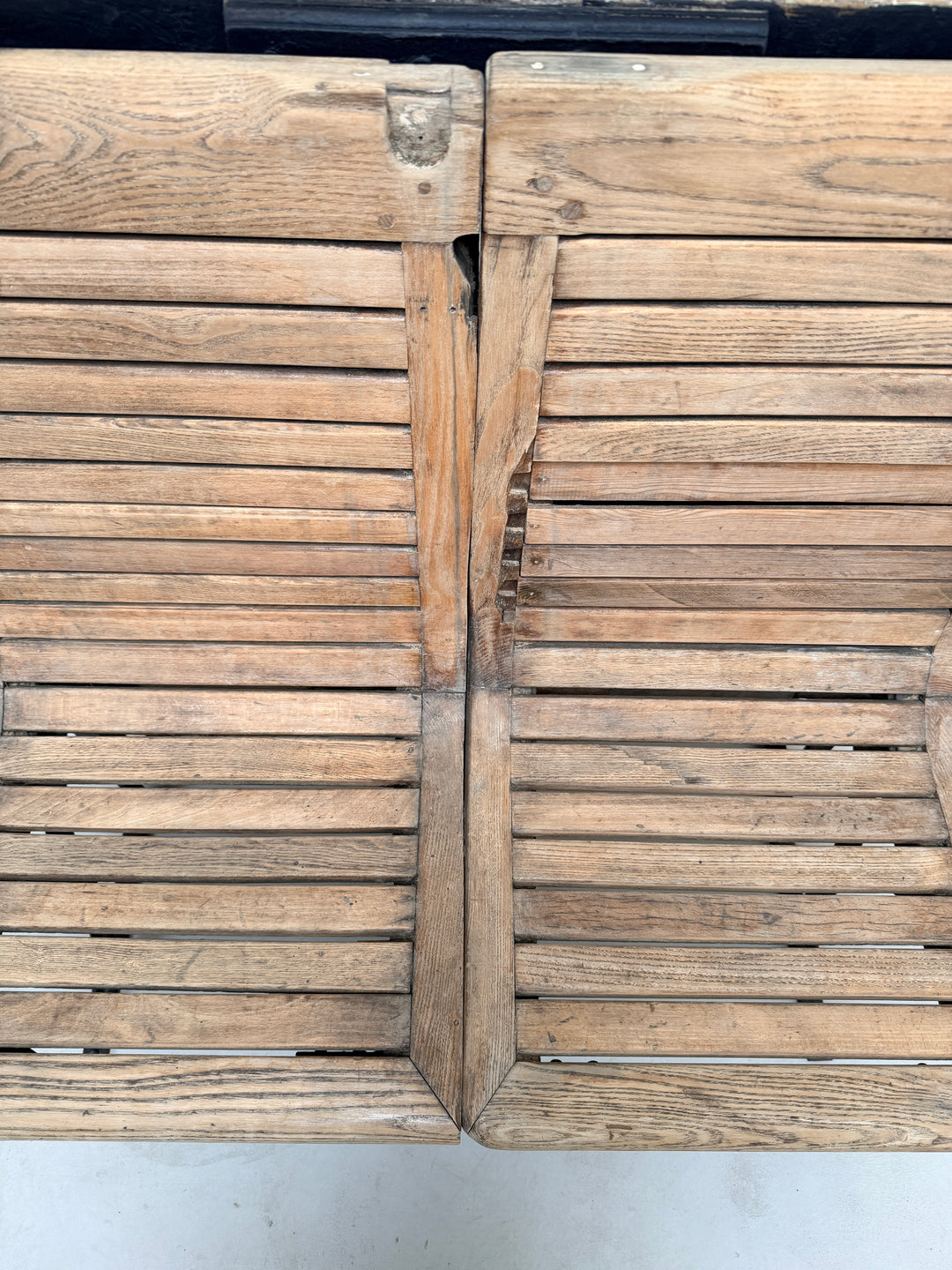 Vintage Paris Metro Hall Bench