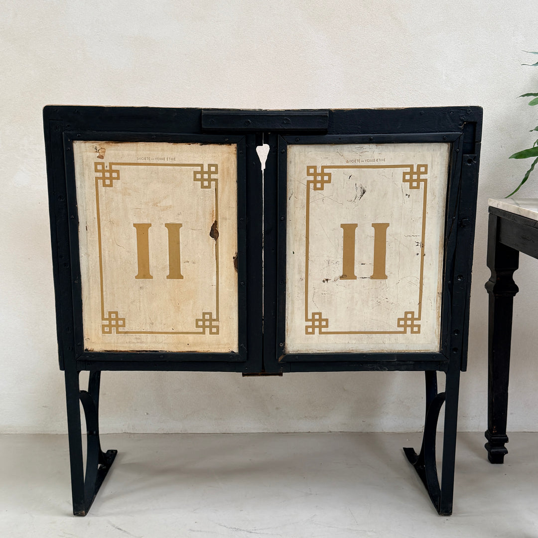 Vintage Paris Metro Hall Bench