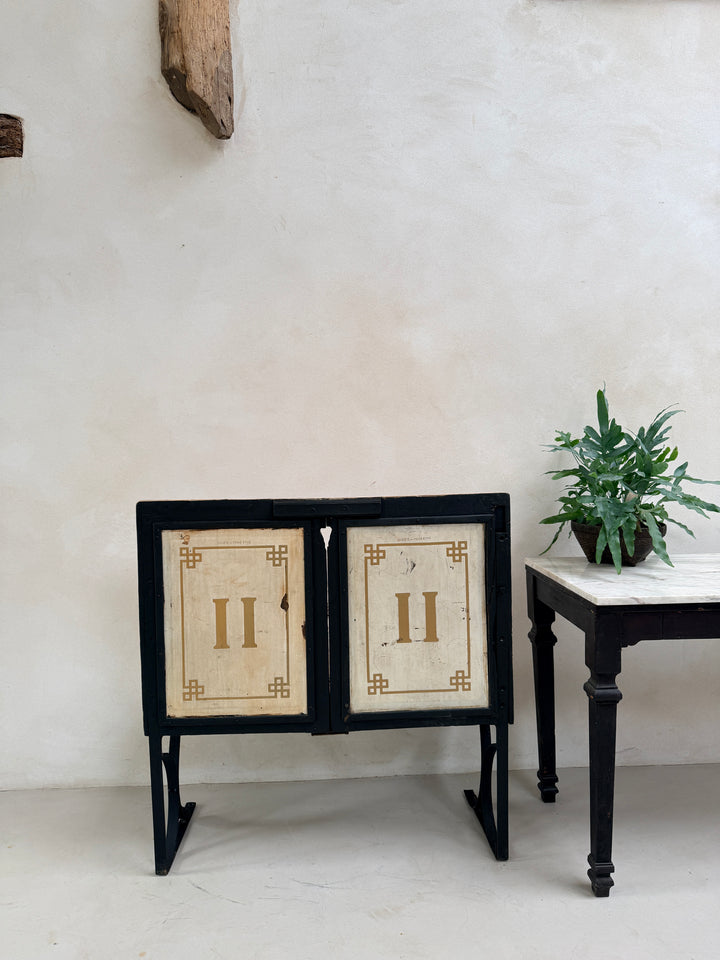 Vintage Paris Metro Hall Bench