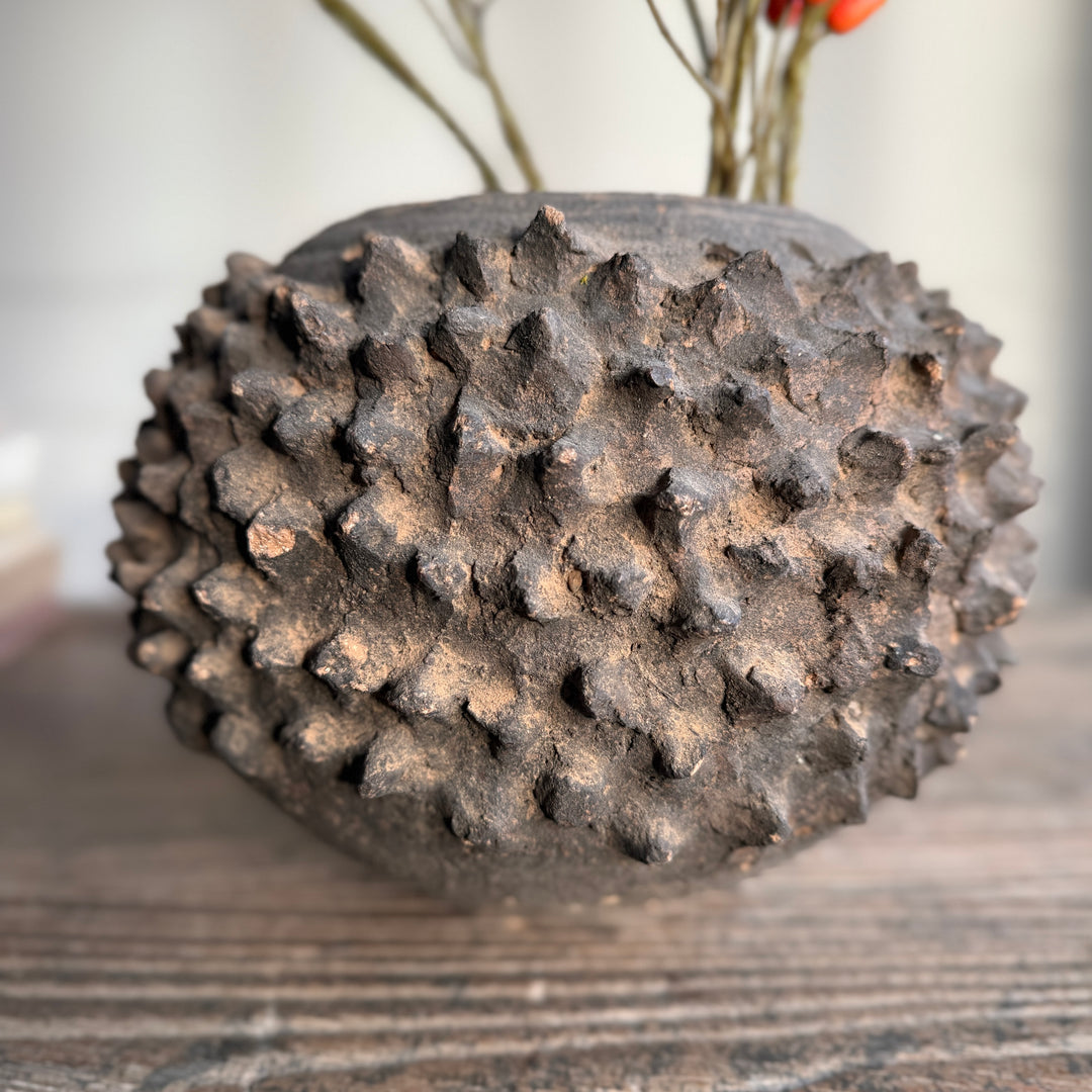 Vintage Spikes African Pottery