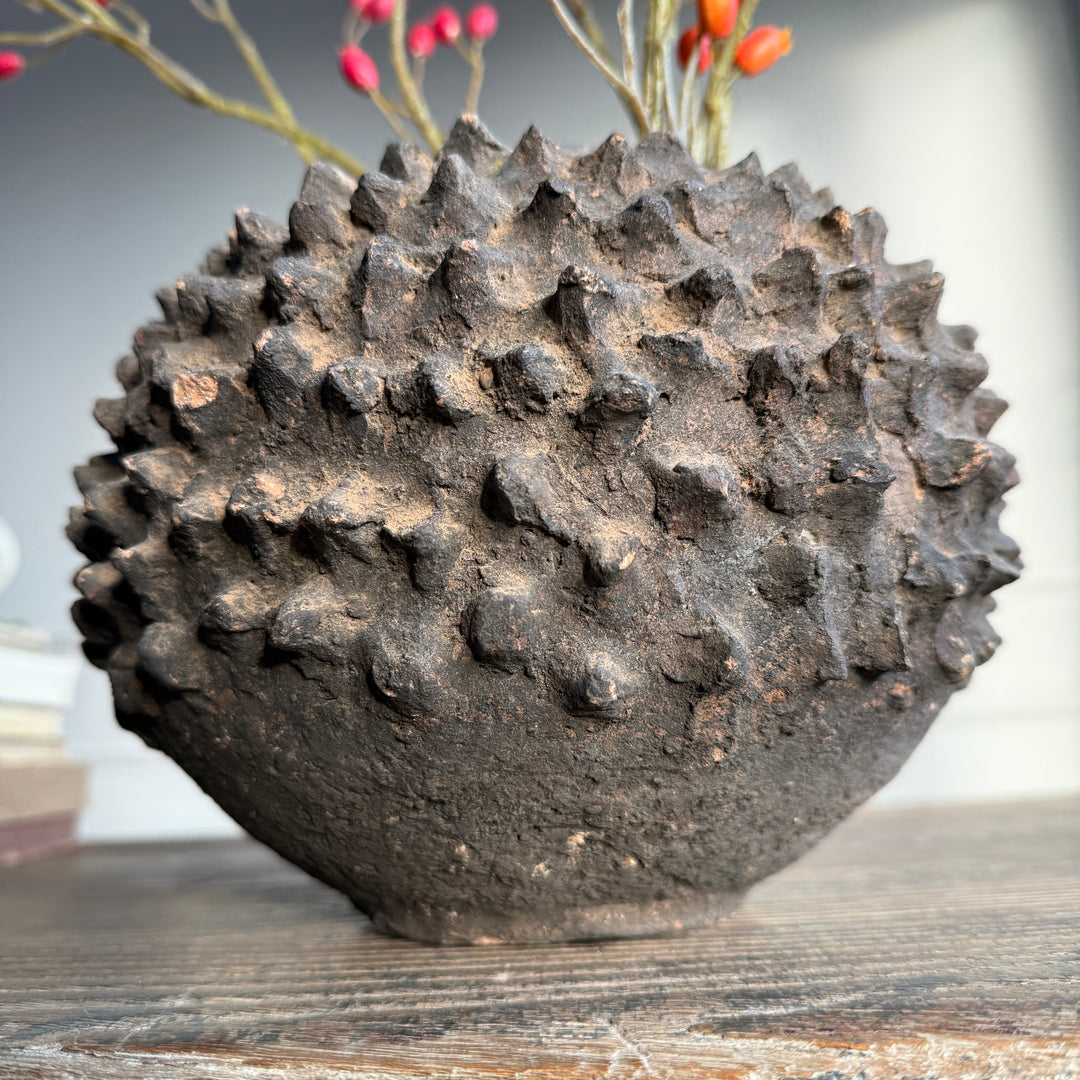 Vintage Spikes African Pottery