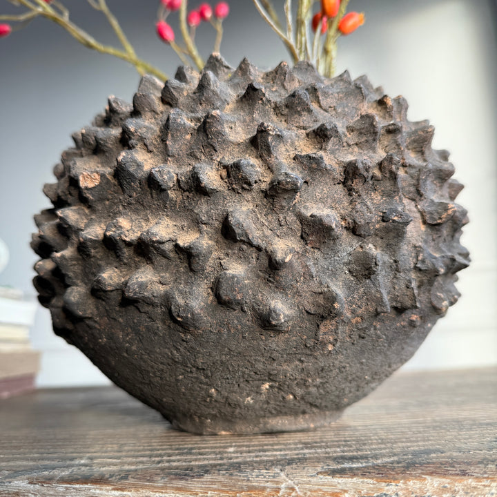 Vintage Spikes African Pottery
