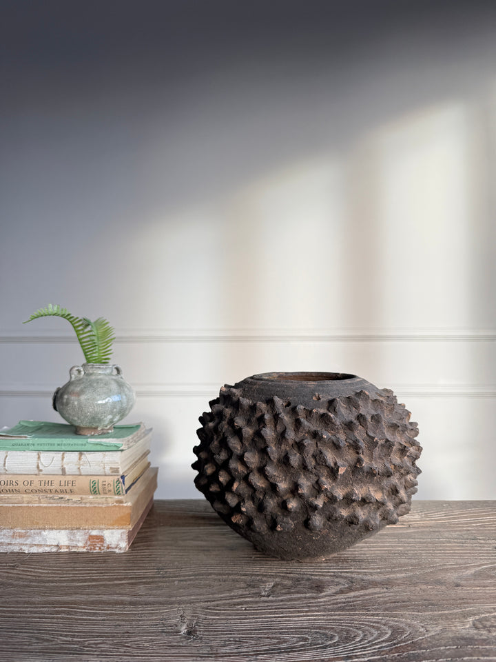 Vintage Spikes African Pottery