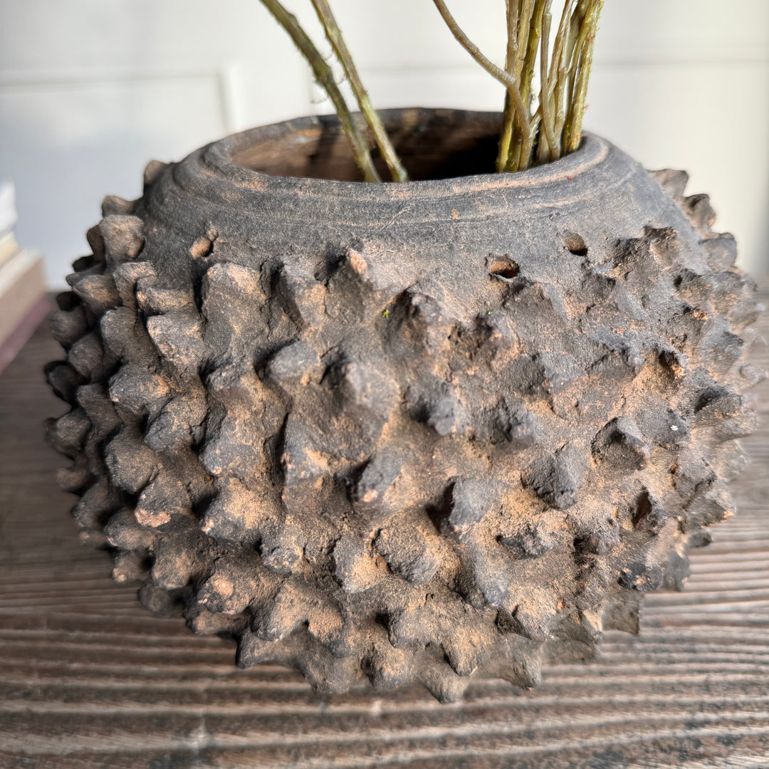 Vintage Spikes African Pottery
