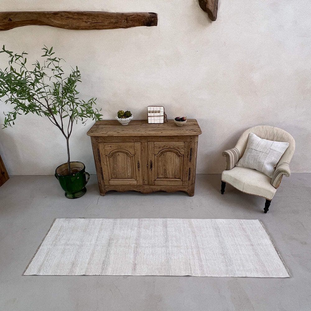 Vintage Stripe linen runner No: 7, 71cm x 240cm