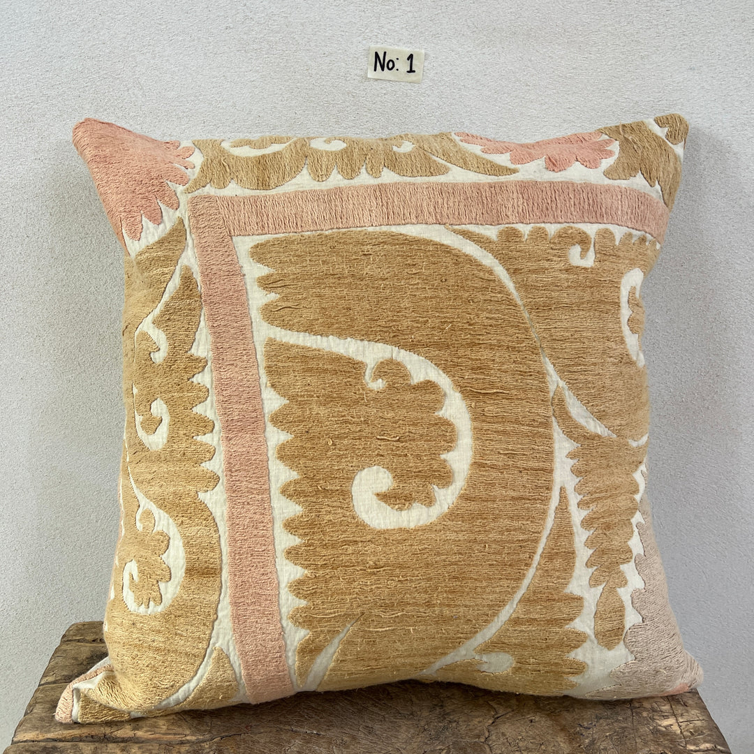 Vintage Suzani Embroidered Cushion