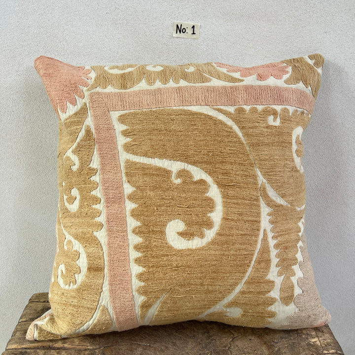 Vintage Suzani Embroidered Cushion