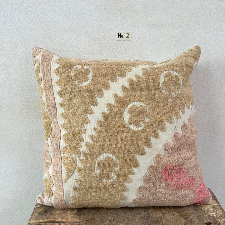 Vintage Suzani Embroidered Cushion