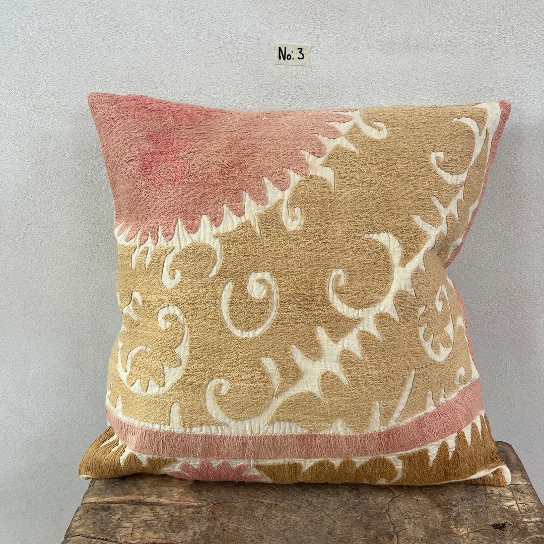 Vintage Suzani Embroidered Cushion