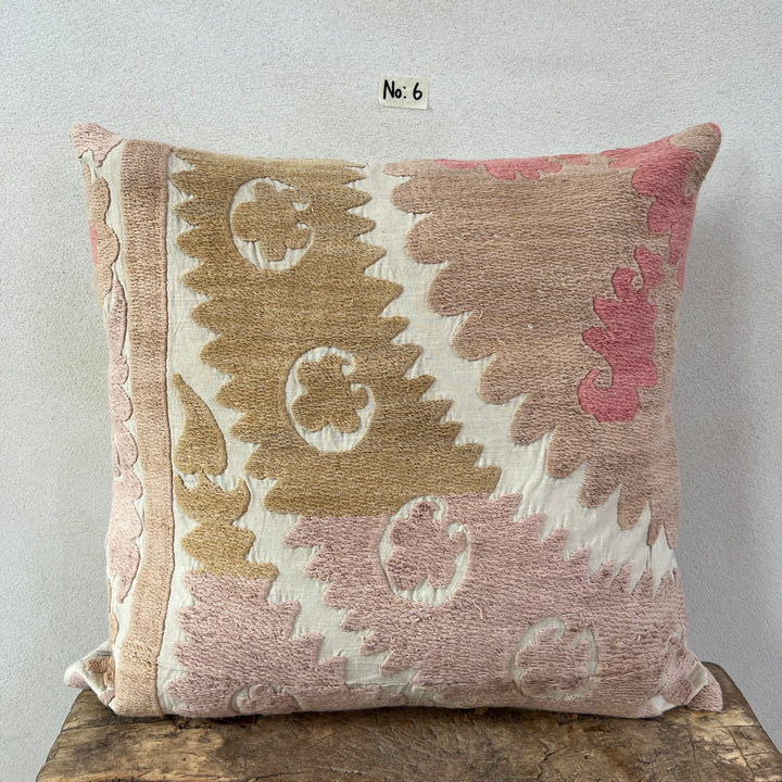 Vintage Suzani Embroidered Cushion