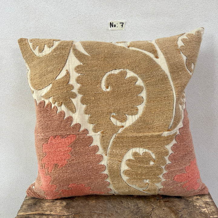 Vintage Suzani Embroidered Cushion