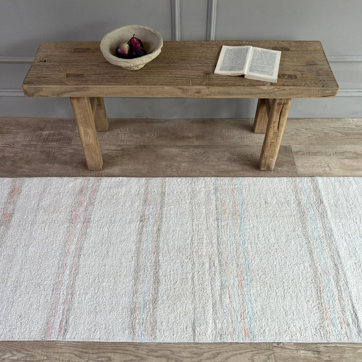 Vintage brushed linen runner No: 19, 70cm x 260cm