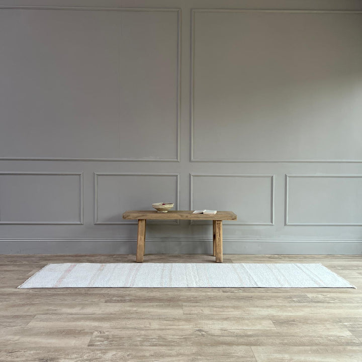 Vintage brushed linen runner No: 19, 70cm x 260cm