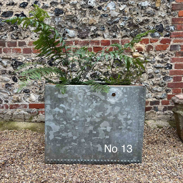 Vintage galvanised water tanks