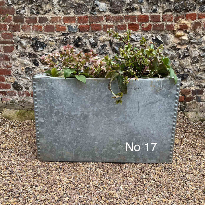 Vintage galvanised water tanks