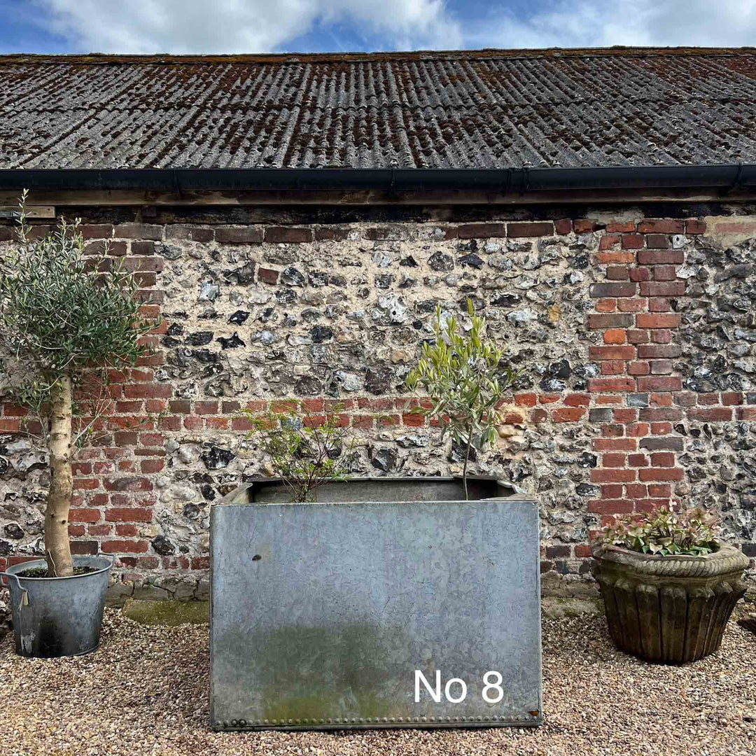 Vintage galvanised water tanks