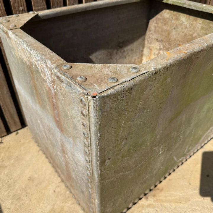 Vintage galvanised water tanks