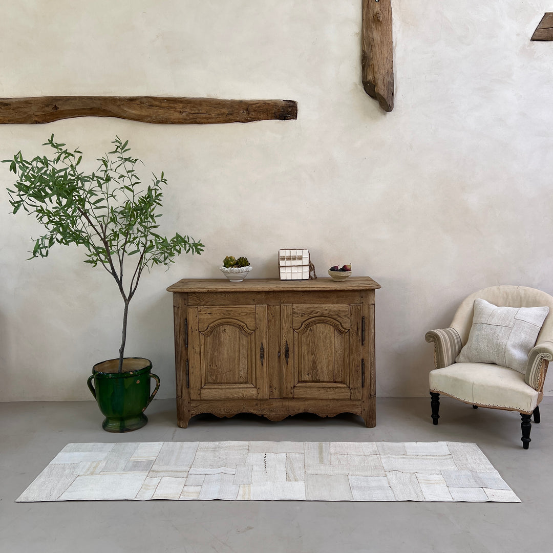 Vintage linen Patchwork runner No: 3, 66cm x 270cm
