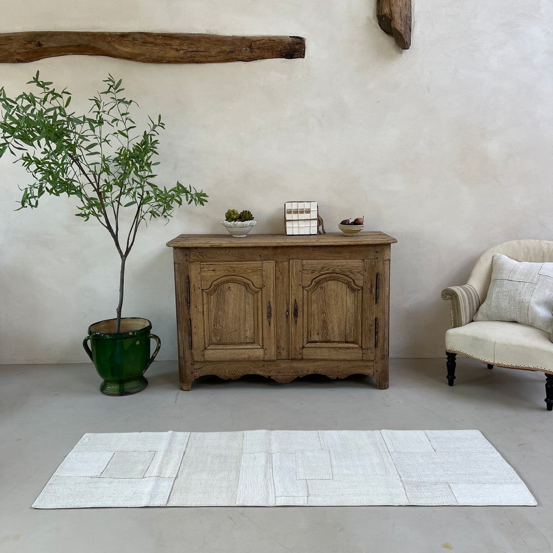 Vintage linen Patchwork runner No: 5, 64cm x 203cm