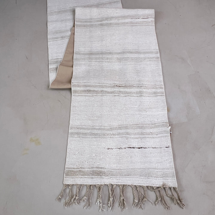 Vintage linen Stripe runner No: 8, 70cm x 355cm