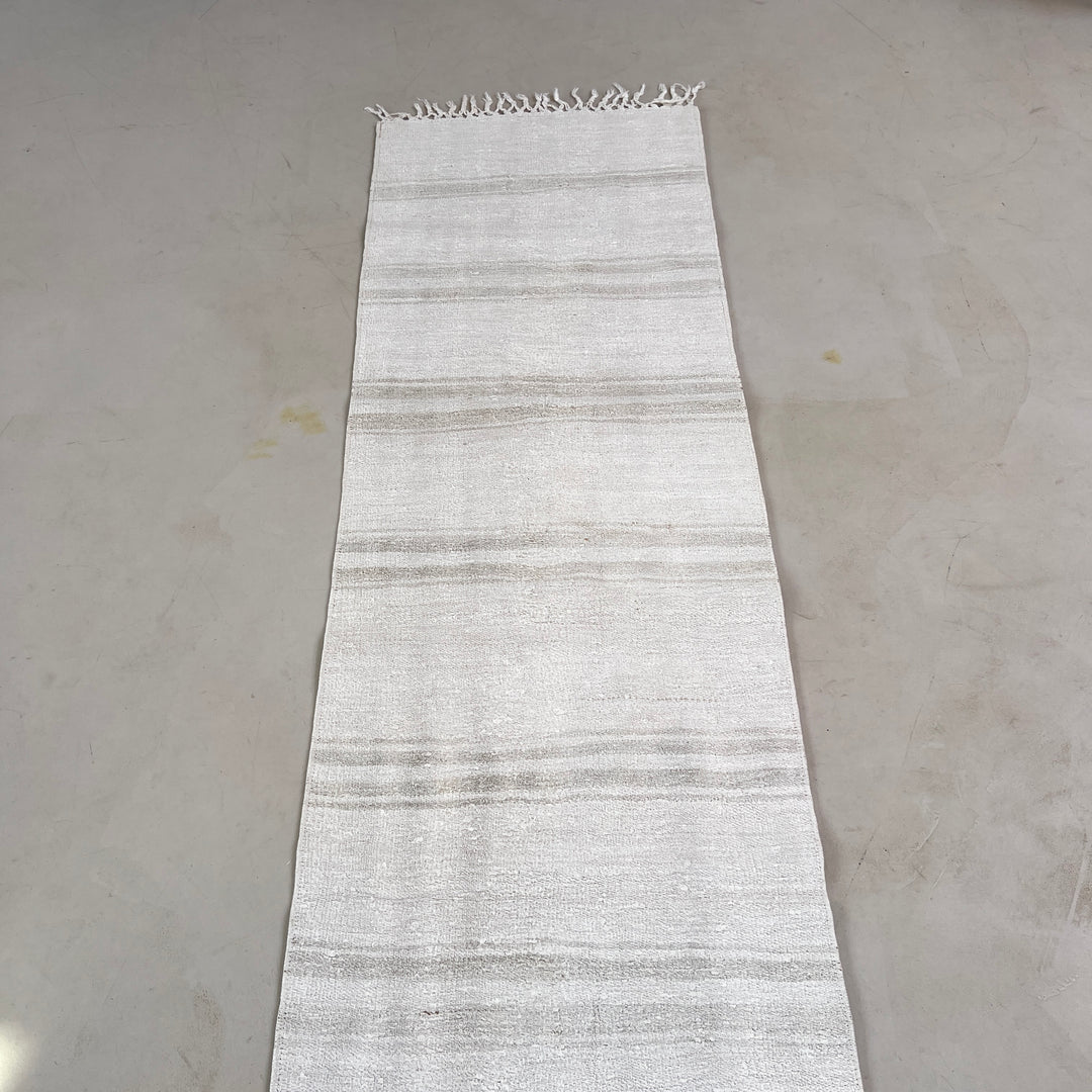 Vintage linen Stripe runner No: 8, 70cm x 355cm