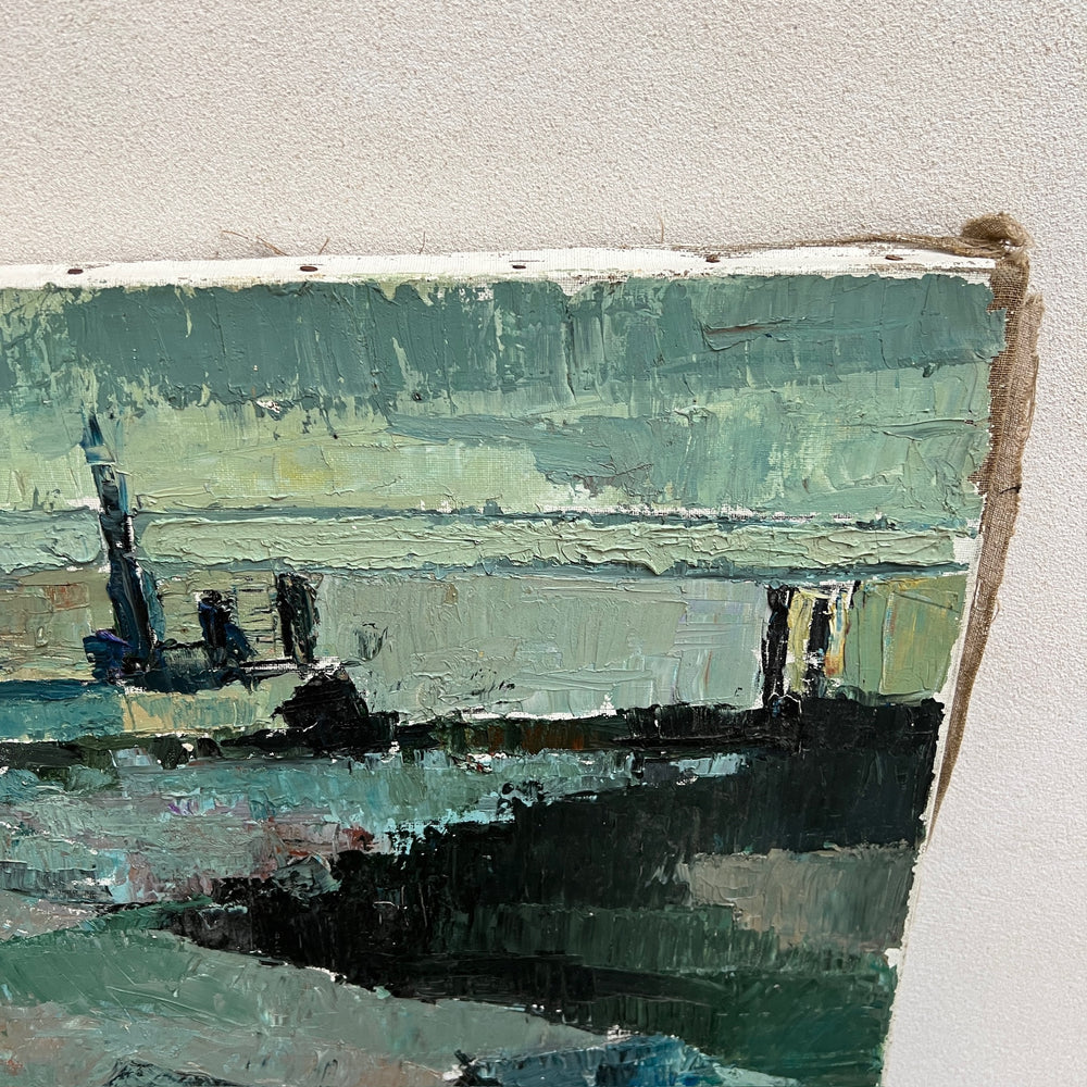 Vintage oil painting on canvas | La Vallee Village