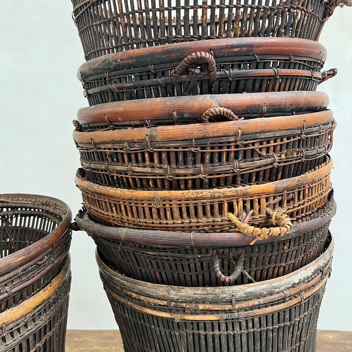 Vintage paddy field basket | Sumba