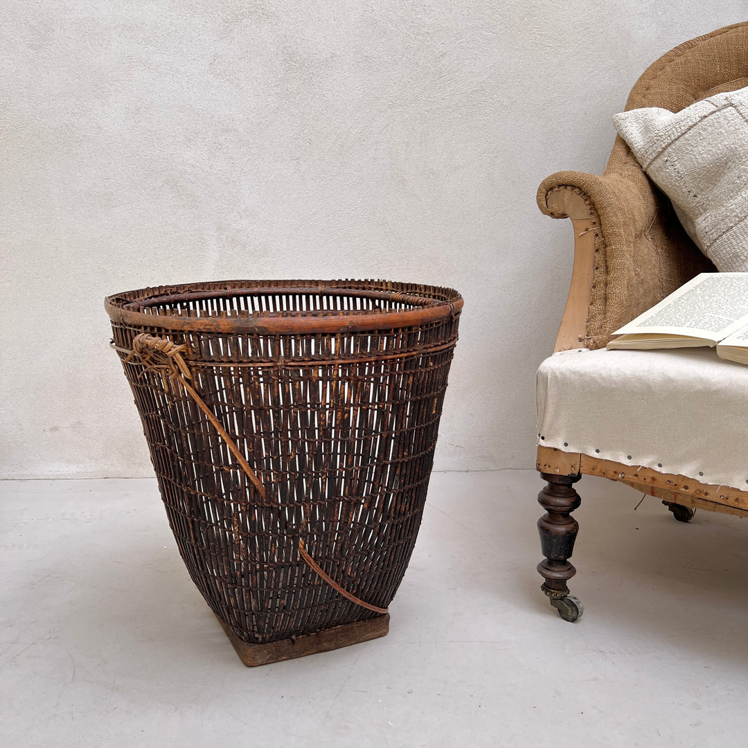 Vintage paddy field basket | Sumba f 