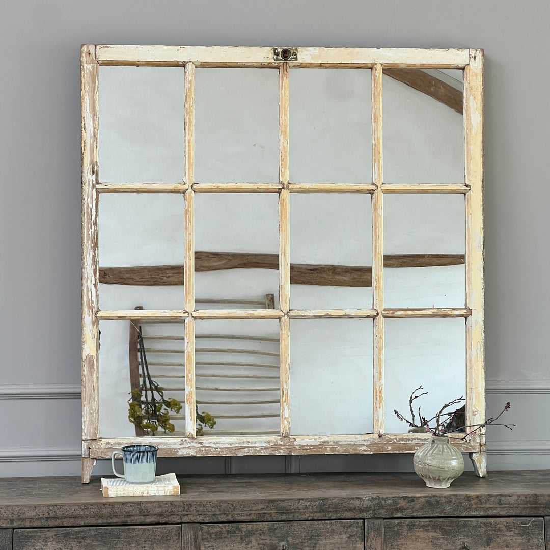 vVintage salvaged window mirror | Sasha