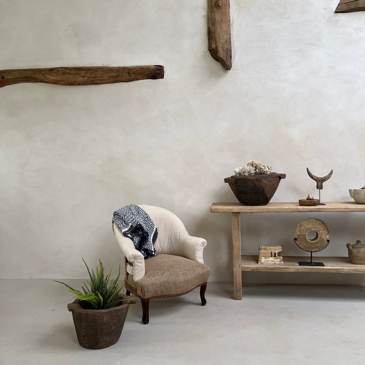 Vintage wooden Tribal Mortar