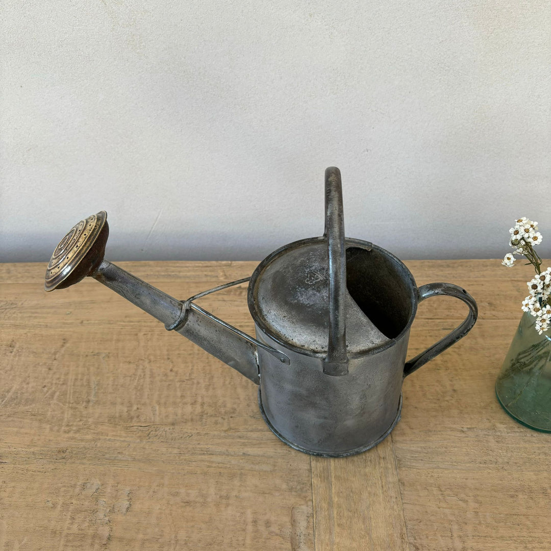 Vintage Watering Can with Rose