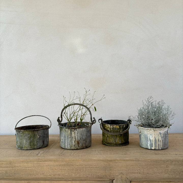 Vintage Rustic Paint Pots