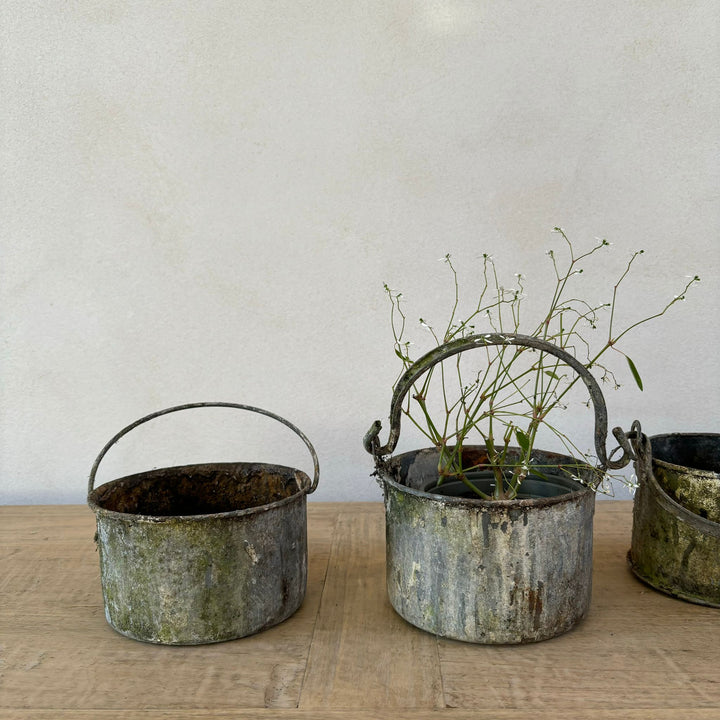 Vintage Rustic Paint Pots