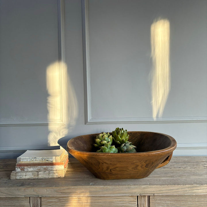 Large Antique Dough Bowls