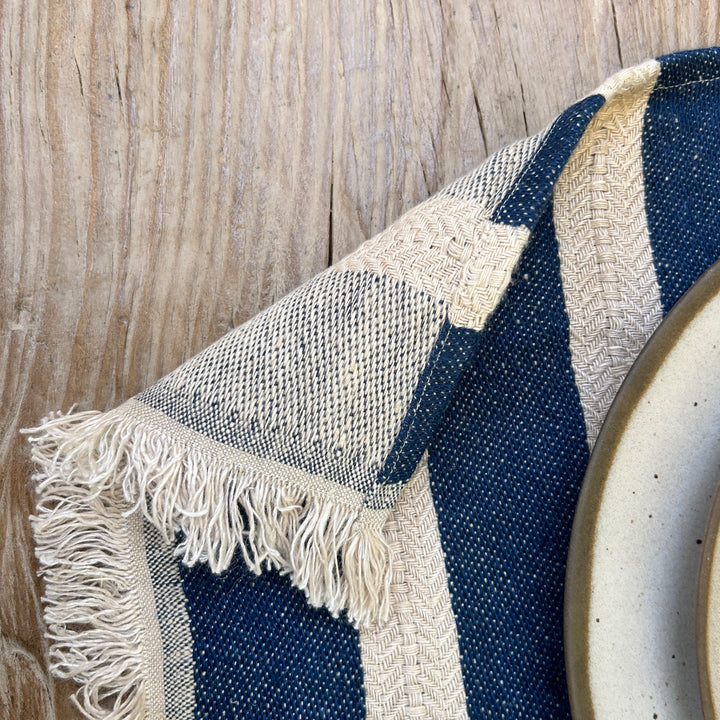 Wide Stripe linen Placemat