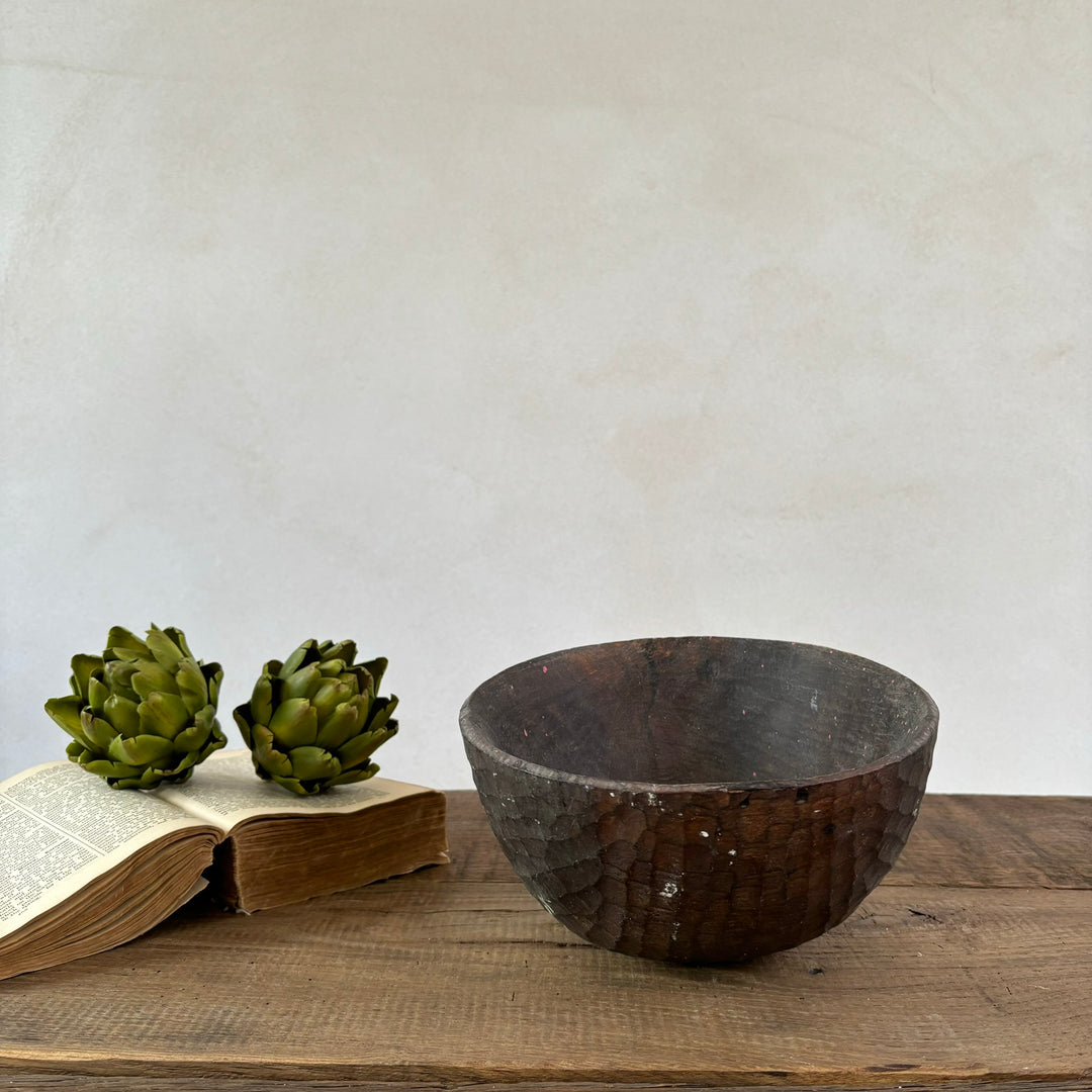 Wooden Antique Tuareg Bowl | Zakira