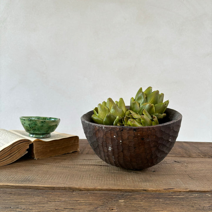 Wooden Antique Tuareg Bowl | Zakira