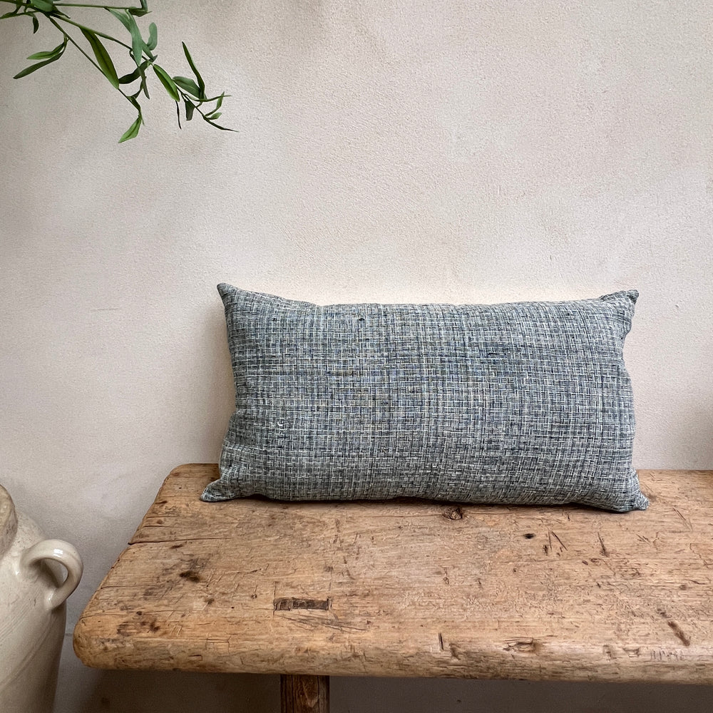 Woven Check Cushion Bolster