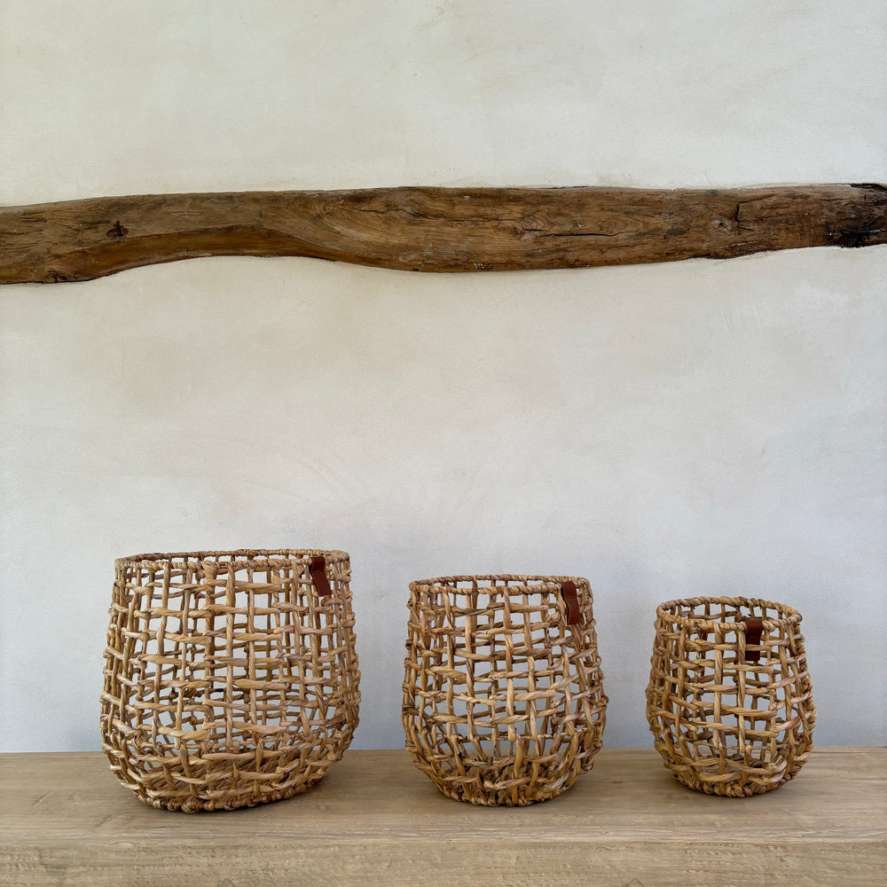 Woven Water Hyacinth Baskets