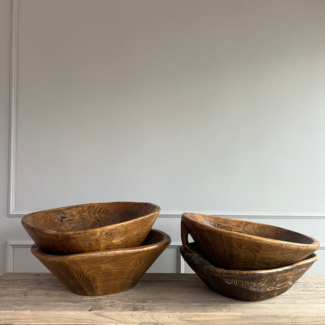 XS Antique Dough Bowls