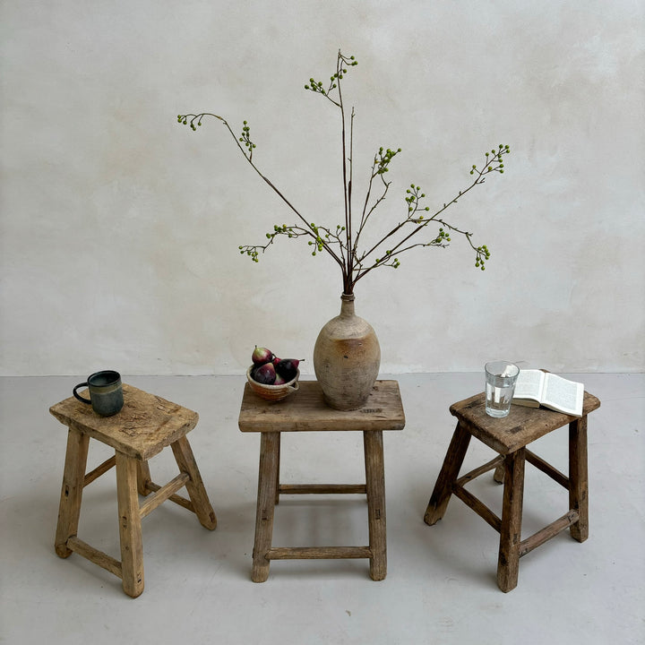 antique side table large stool