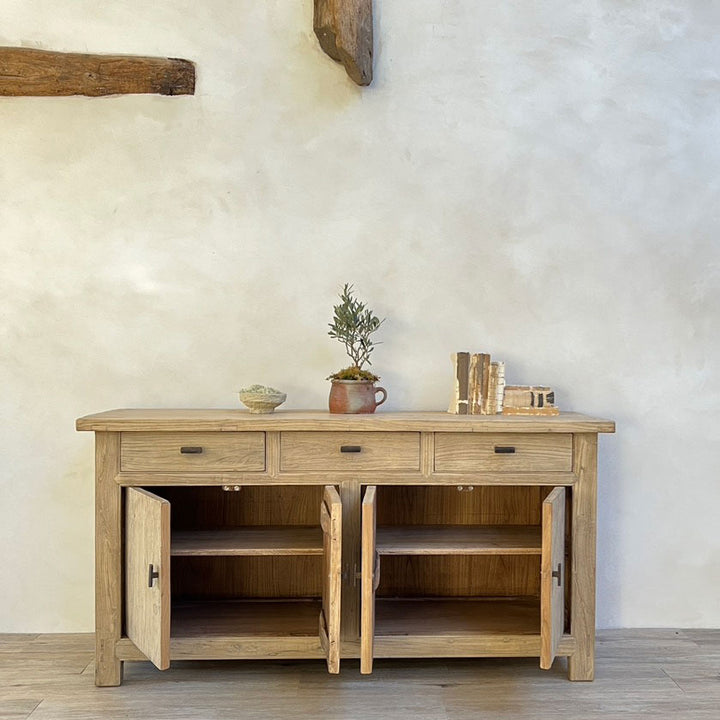 Reclaimed Rustic Elm Sideboard Ashton – Home Barn