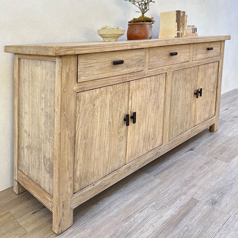 Reclaimed Rustic Elm Sideboard Ashton – Home Barn