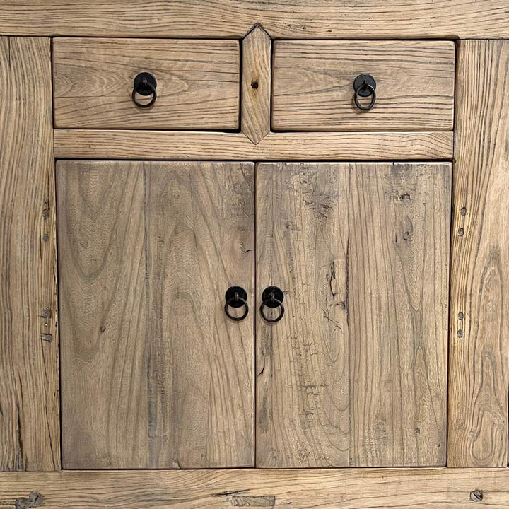 Pale rustic reclaimed cabinet | Beatrice