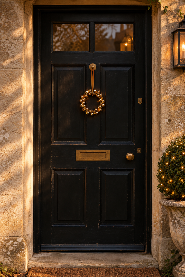 Brass Bell Christmas Wreath | 18cm